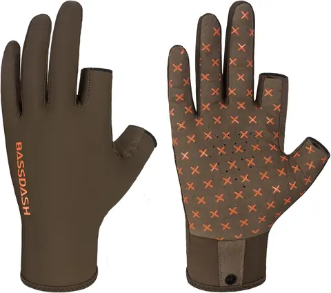 Fotografía del producto: BASSDASH HG03 Fingerless: Brown · XL