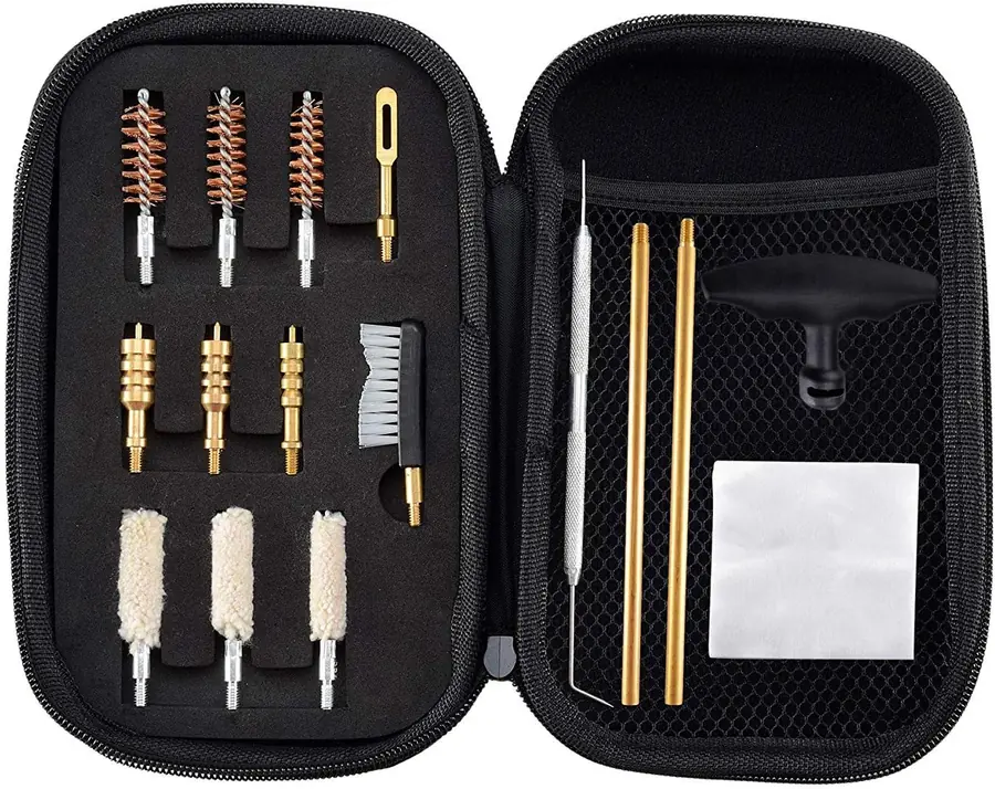 BOOSTEADY Kit de limpieza compacto — .357 / .38 / 9 mm / .40 / .45