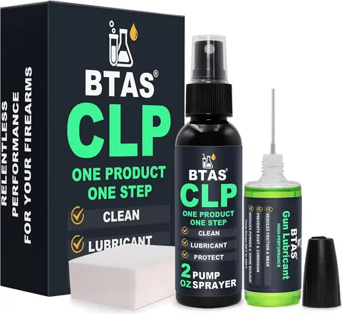 Fotografía del producto: BTAS CLP Cleaner & Lubricant: Aerosol 2 oz y botella de aguja 1 oz