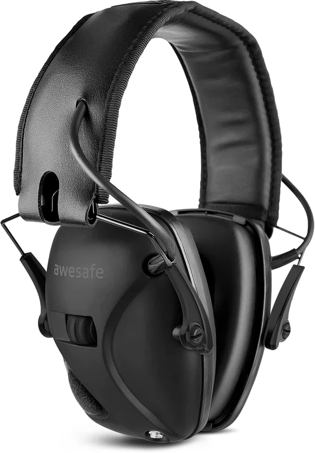 AWESAFE Orejeras electrónicas — Negro