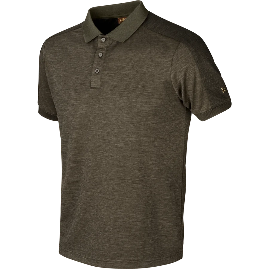 Härkila Tech Polo — Willow Green · M