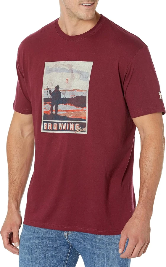 Browning Buckmark Graphic T-Shirt — Manga corta · gráfico Estados Unidos