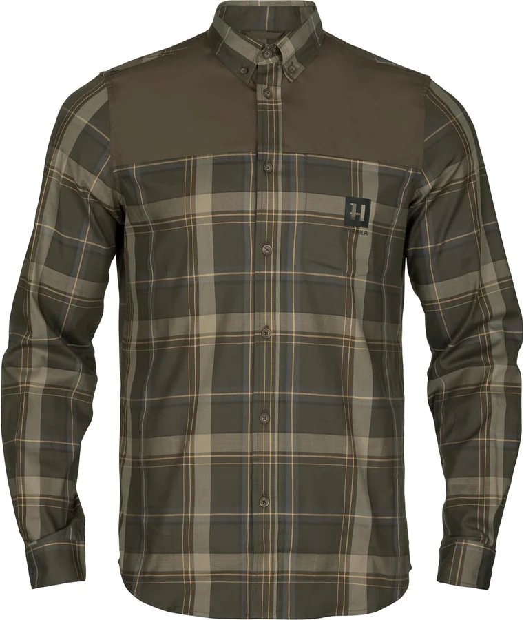 Härkila Anker L/S Shirt — Cuadros · manga larga