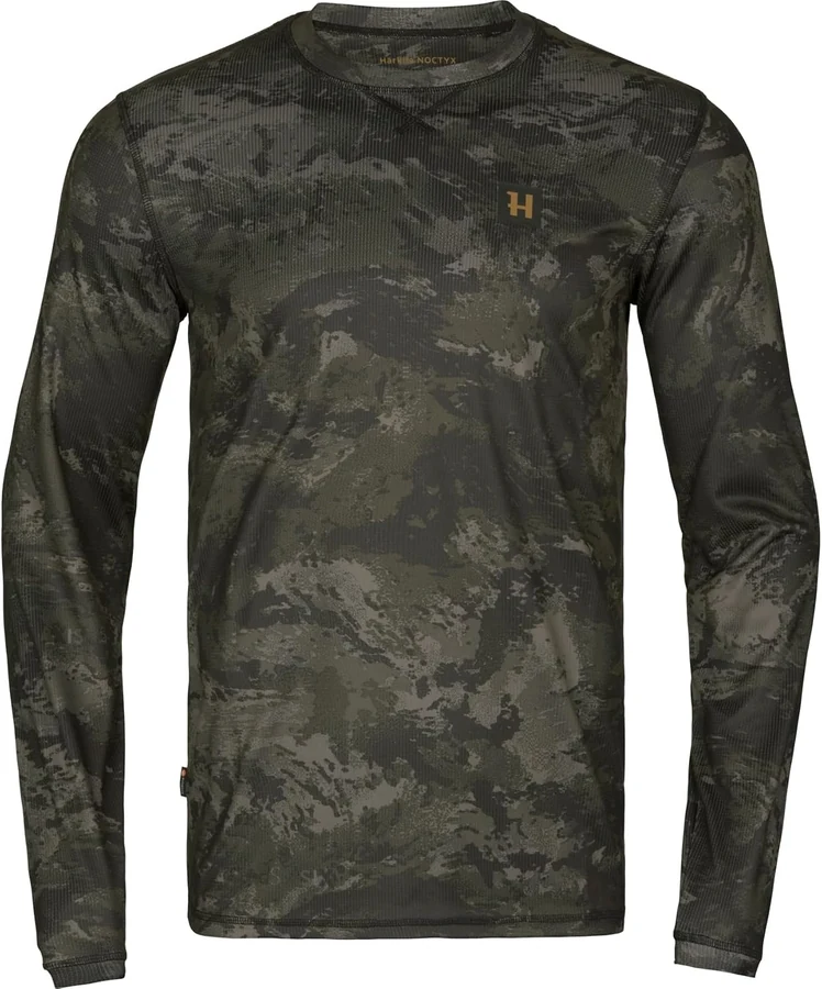 Härkila NOCTYX Camo L/S T-Shirt — AXIS MSP Black