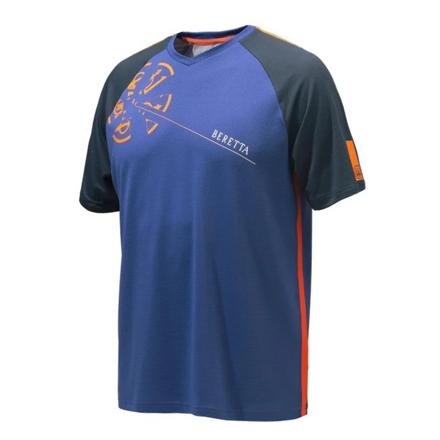Beretta Bullseye T-Shirt — Blue Beretta