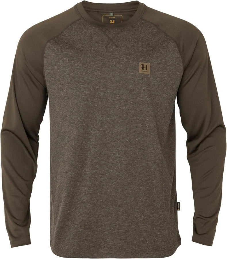 Härkila Kodiak CleverWool T-Shirt — Manga larga