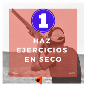 ejercicios en seco tiro al plato